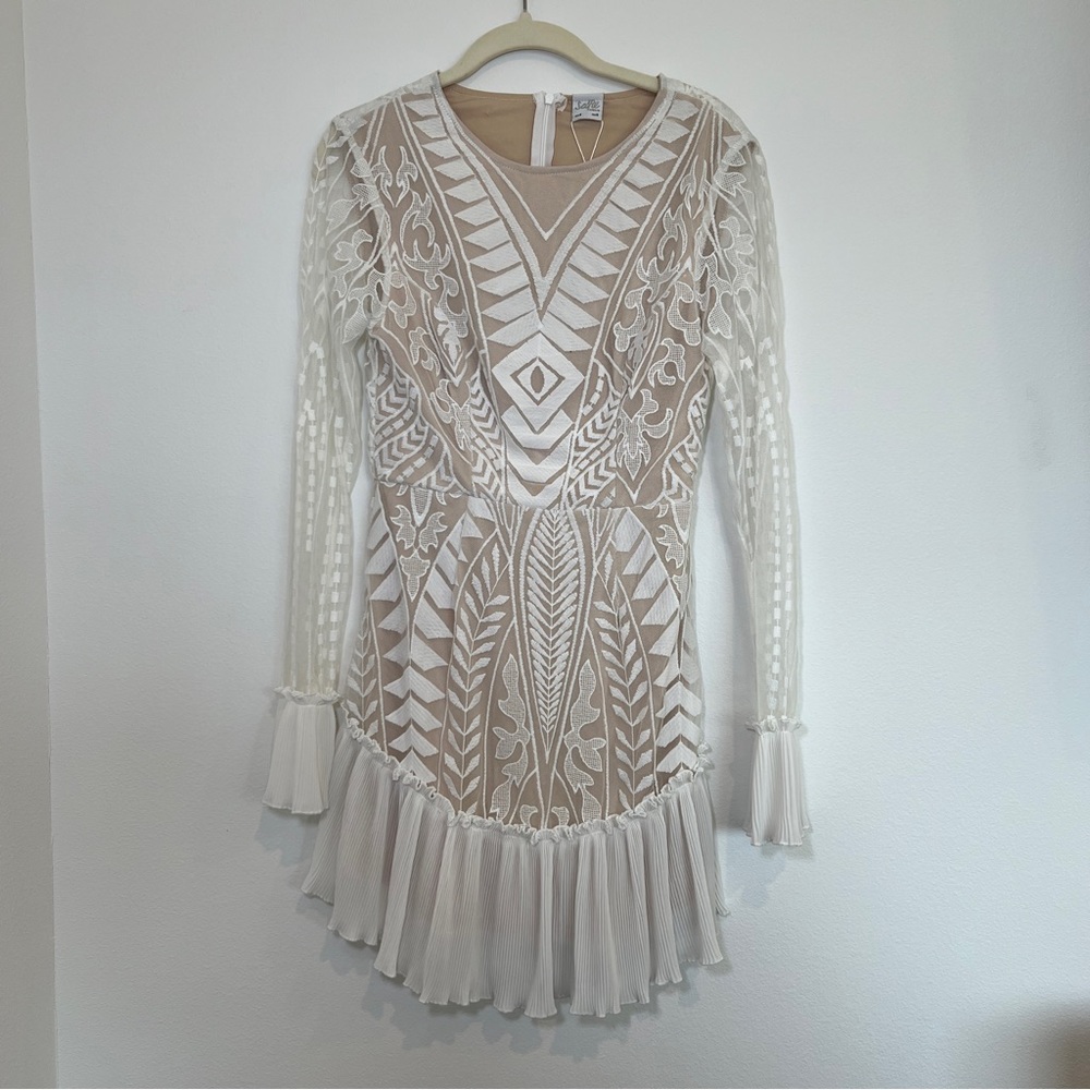 Cream and White Dress, Size Small